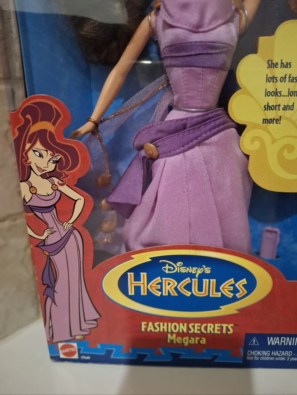 Vintage Disney Hercules Megara Fashion Doll 1996
